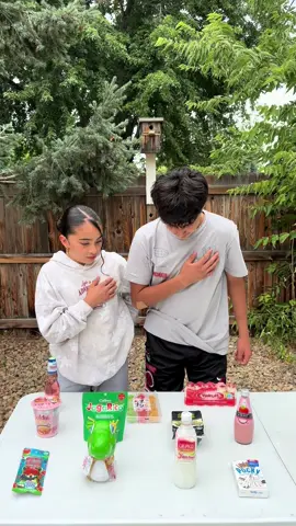Asian snack and drinks grab challenge!!!! @ℵẦ₮Ṏ™️  vs Amy !!! #asiansnacks #fyp #grabchallenge #family #parati 