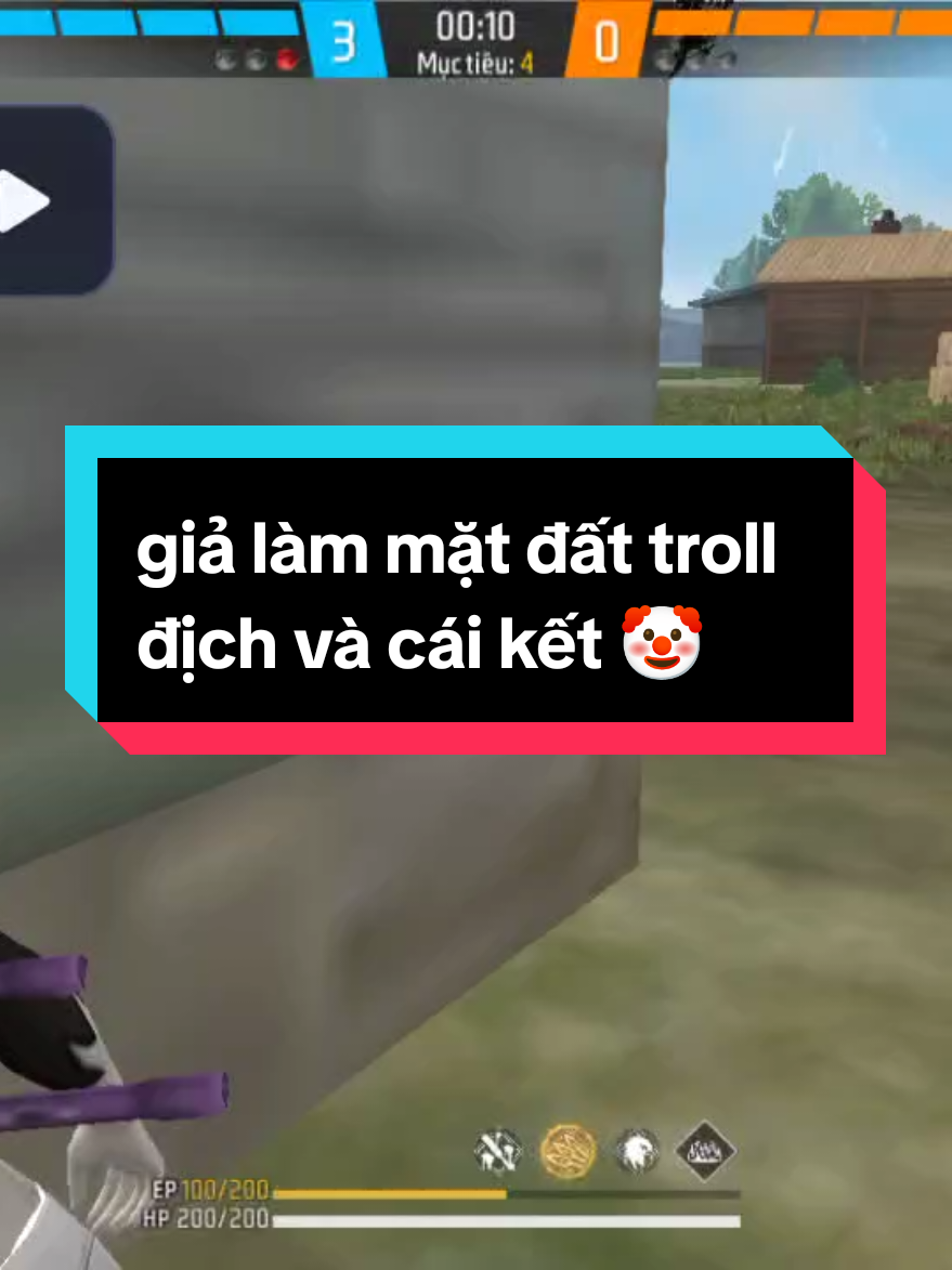 giả làm mặt đất troll địch và cái kết 🤡#8namfreefire #bugis #vietnam #nhasangtaofreefire #buglongdat 