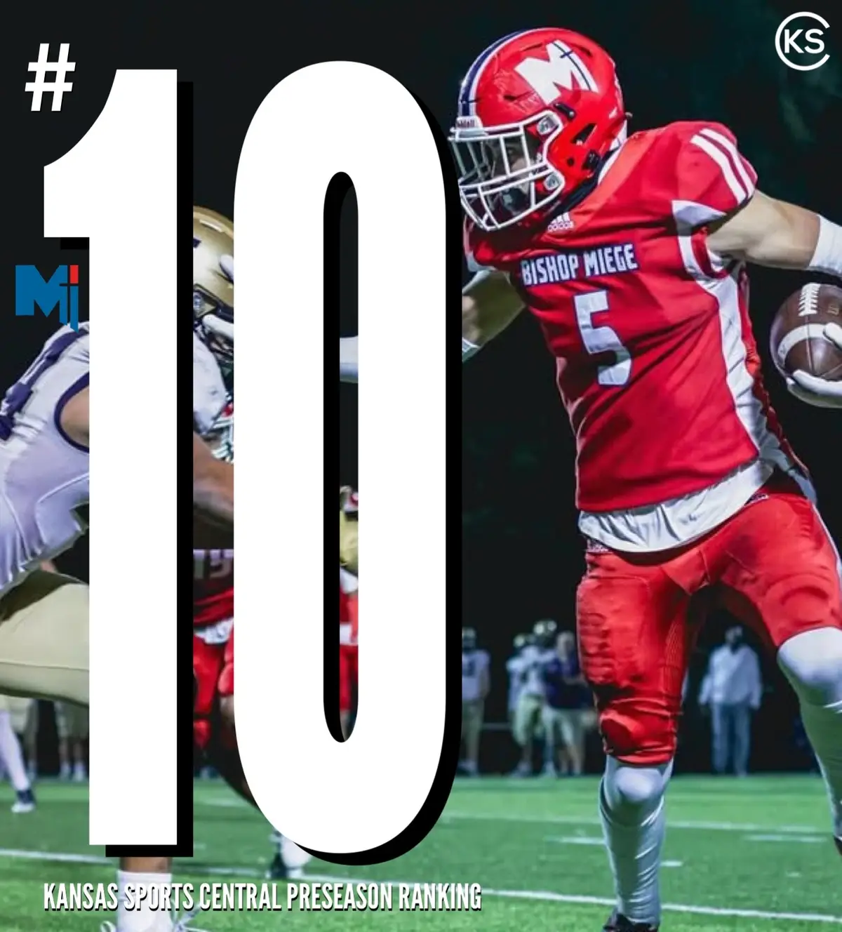 The Stags take the 10th spot in our Kansas High School Football Preseason Top 25. Miege enters 2025 as the 4A state runner-up and remains one of the most historic winning programs in Kansas high school football #fyp #kansas #kansastiktok #highschoolfootball 