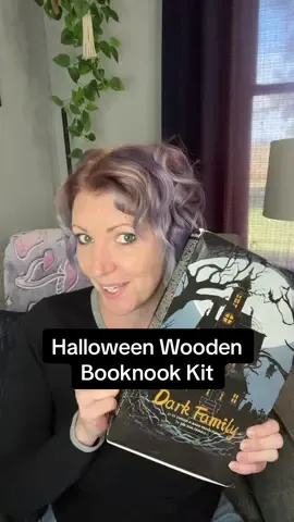 Halloween Booknook Kit!! #booknook #halloweendecor #3dpuzzle #bookshelfdecor #miniatures 