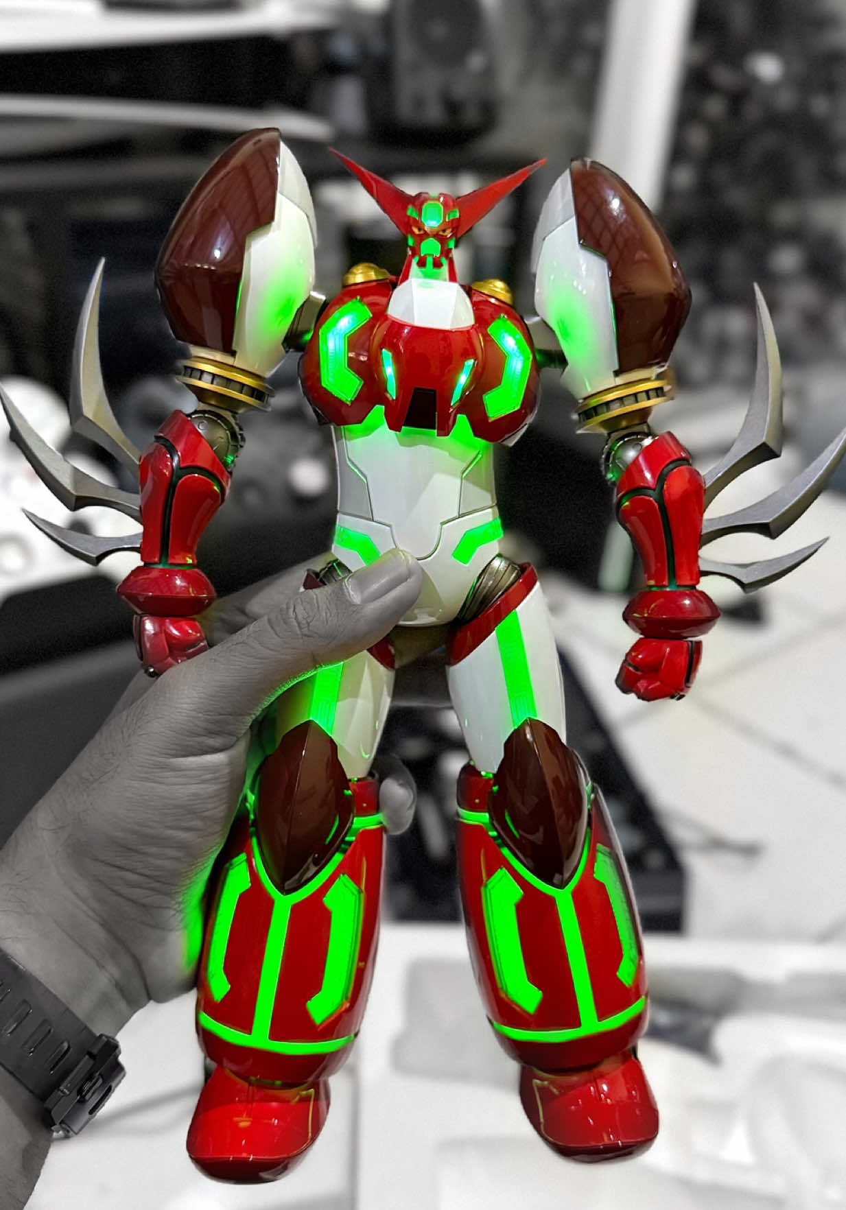 Menyala LED ku! 🔥🔥🔥 #carbotix #moshow #shingetter #chogokin #getterrobo 