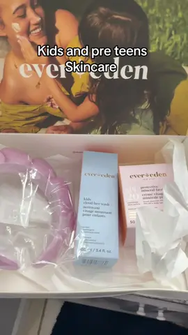 The perfect skincare for the kiddos 😍 @Evereden #skincare #evereden #kidsskincare 