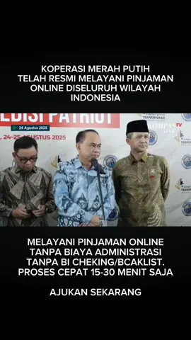 telah resmi koperasi merah putih melayani pinjaman online seluruh wilayah Indonesia #pinjamanonline #merahputih #amanah #koperasi #beritaterkini