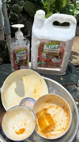 Can 5kg nước rửa chén sinh học Golden Life sạch bông dầu mỡ cứng đầu,bảo vệ da tay,mua can lớn tiết kiệm #nhutran🍀 #nhacuadoisong #nuocruachenthiennhien #nuocruachen #goldenlife 