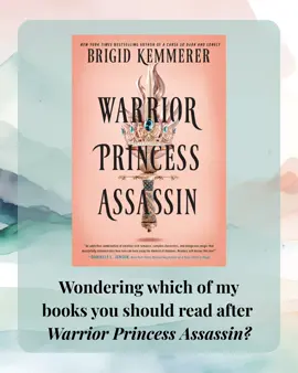 Have you finished Warrior Princess Assassin and you’re wondering what else you can read? Luckily I have a huge backlist of 18 other books! Here’s are some of the best to start with if you’re craving more of my characters. ❤️🥰
