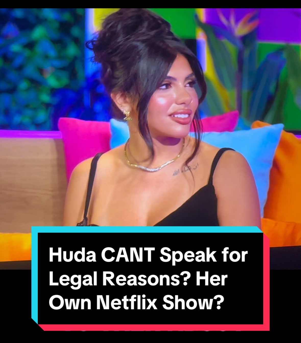 Huda tell Andy Cohen she can’t SPEAK on her relationship because of Netflix LEGAL reasons?