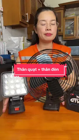 Combo thân quạt + thân đèn #thanhmai92 #denled #quat 