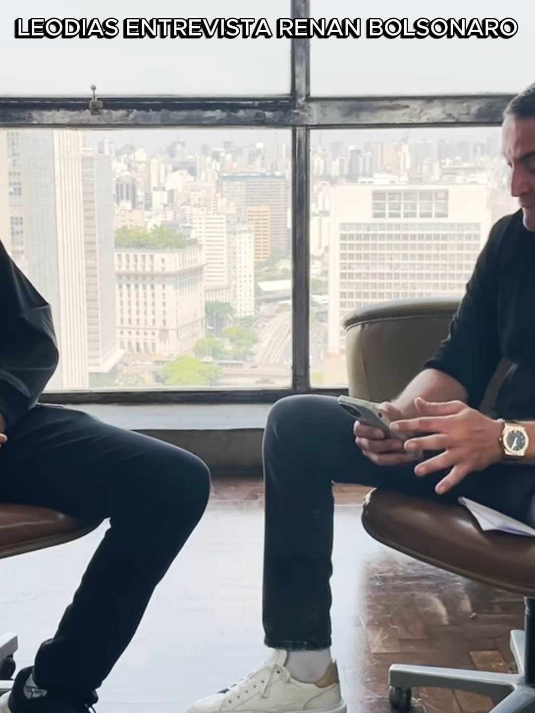 LEODIAS ENTREVISTA RENAN BOLSONARO part 6#viraltiktok#viral