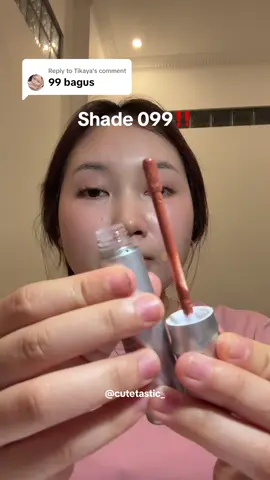 Replying to @Tikaya nyibain shade 099 yang katanya bagus⁉️#promomakangajian #dazzlemeinkvinyl 