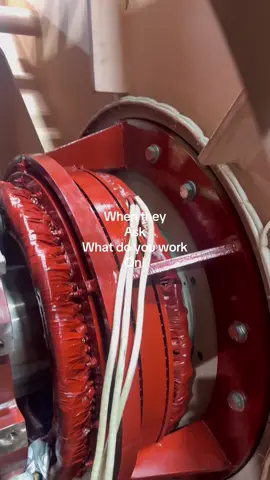 When they ask “What kind of motors do you work on? Electric Motor Mechanic Rotating Apparatus #fyp #trending #mechanic 