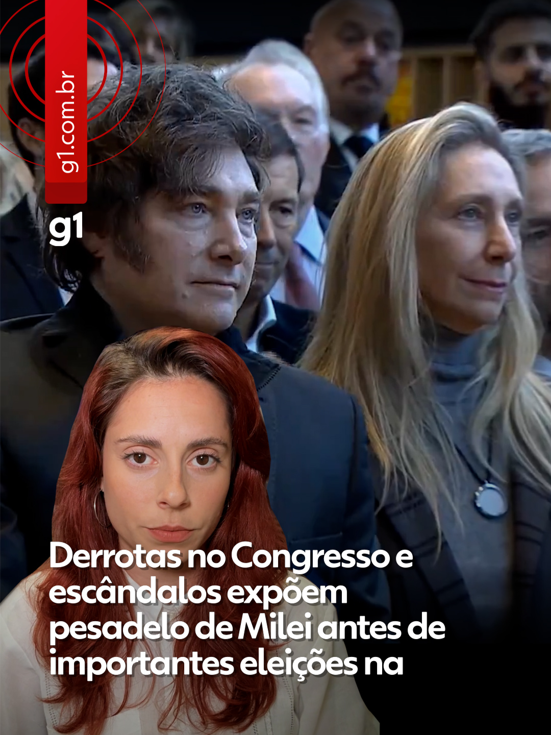 Blog da Sandra Cohen - Derrotas no Congresso e um escândalo de corrupção envolvendo a poderosa irmã Karina refletem a vulnerabilidade do presidente Javier Milei a duas semanas das eleições para a província de Buenos Aires e a dois meses das eleições legislativas na Argentina. O chefe de Estado enfrenta um momento difícil, ao tentar manter distância das graves denúncias de suborno na compra de medicamentos que atormentam o governo e põem em risco o suposto legado de honestidade que o catapultou ao poder. A tensão com o Congresso e as denúncias de corrupção parecem se refletir na aprovação de Milei, atualmente em 41%, que caiu oito pontos em cinco semanas, evidenciando a sua fragilidade neste período pré-eleitoral. Saiba mais clicando em 'leia o artigo' #g1 #javiermilei #argentina #g1mundo #tiktoknotícias