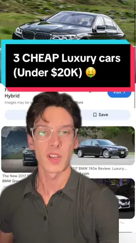 Which cheap luxury car would you buy for under $20K? #mercedes #cartok #carlover #supercar #fyp 