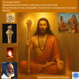 The Sengol Within – Conscious Leadership Lessons From the golden staff of dharma held by ancient kings to the timeless vision of Raja Raja Chola, this podcast awakens the Sengol within each of us — the inner staff of Consciousness. Through history, meditation, and practical wisdom, we explore Saivam Vetri – Compassion Triumphs as the eternal mission of leadership. Each episode offers stories of dharmic rule, reflections to awaken the yogi leader inside, and steps to live with integrity, inclusiveness, and compassion. Join Nandhiji Adhipen Bose in this journey of awakening Conscious Leadership — where every human becomes the guardian of truth, the bearer of the Sengol, and the light of Compassion. Nandhiji https://www.linktr.ee/Nandhiji #Leadership #Sengol #Consciousness #NewAge #LightWarrior 