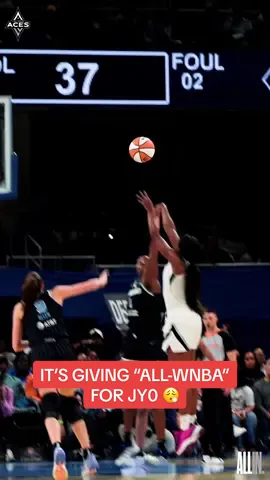 It’s giving “All-WNBA” for JY0 😮‍💨 20 PTS 4-5 3PM 4 AST 2 STL 2 BLK #ALLINLV #WNBA #LVAces