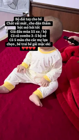 Bộ quần áo dài tay cho bé trai và bé gái#xuhuongtiktok #quanaotreem #xuhuong 