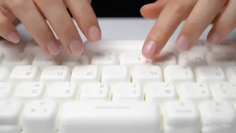 ASMR TECLADO DE MALVADISCO 🤯🤯 #teclado #asmrvideo #asmrsounds #veo3 #satysfyingvideo 