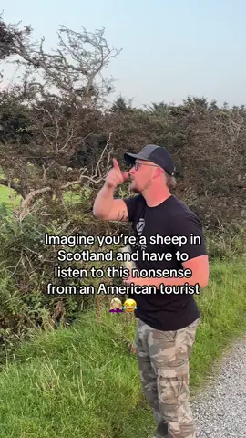I can’t take him anywhere… @JoeRulz519 #foryou #fyp #Scotland #sheep #viral 
