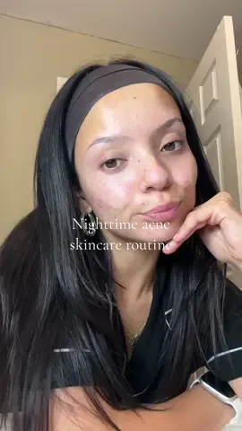 Adapelene gel 🤝 no active breakouts #acneskincare #nightskincareroutine #acne #skin 