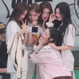 so nice to see jeemin having a good time with other idols #izna #jeemin #isac2025 #fyp #kpop 