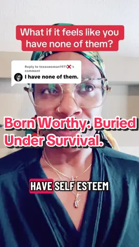 Replying to @texaswoman1971❌️  Self-worth vs self-esteem vs confidence, what if it feels like you have none of them? Here’s the truth: you were born worthy. Your worth doesn’t disappear. It just gets buried under years of shame and survival. #selfworth #selfesteem #confidence #GenXWomen #selfacceptance 
