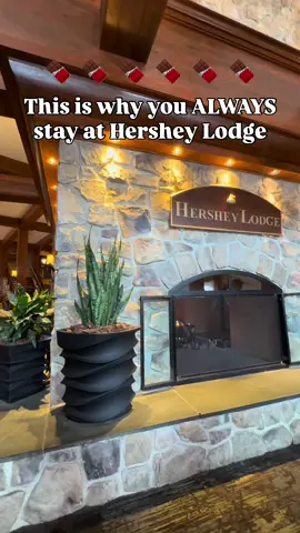5 Reasons You Should Stay at Hershey Lodge when visiting @Hersheypark  1️⃣ Free chocolate at check-in for the whole family 🍫 2️⃣ Indoor waterpark INCLUDED — toddler heaven 💦 3️⃣ Free shuttle drops you right at Hersheypark gates 🚍 4️⃣ Sweet Start = 1 hour early park access 🙌 5️⃣ Endless family fun back at the Lodge — arcade, mini-golf, and more 🎉 Once you do Hersheypark this way, you’ll never want to do it any other way!! Comment “HERSHEY” and I’ll send you the booking link! #KidFriendlyPhilly #HersheyLodge #FamilyTravel #ToddlerTravel #hersheypark 