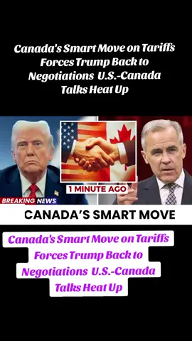 Breaking| #CanadaTariffs USTradeWar #TrumpNews #CanadaSmartMove TradeNegotiations #USCanadaRelations GlobalTrade TariffBattle #BreakingNews EconomicUpdate 