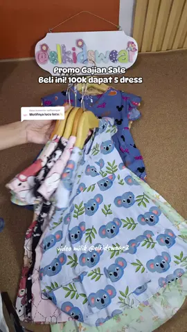 Membalas @spilbyungya dress anak murah #dressanak #dressanakperempuan #dressanakmurah #100kdapat5pcs #fyp 