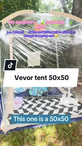 Get you a VEVOR tent for all your gardening needs😁😁 #gardening #gardener #tent 