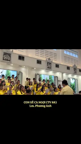 “Con sẽ ca ngợi tình thương của Người đến muôn đời..” ✞ ________________________ CON SẼ CA NGỢI - TV 88 St: Lm. Phương Anh 🎙️Ca Đoàn Đaminh ft. Ca Đoàn Têrêsa - Giáo xứ Tân Hương.  ________________________ #nakimvocal #thanhcaconggiao #fyp #catholic #thanhvinhdapca