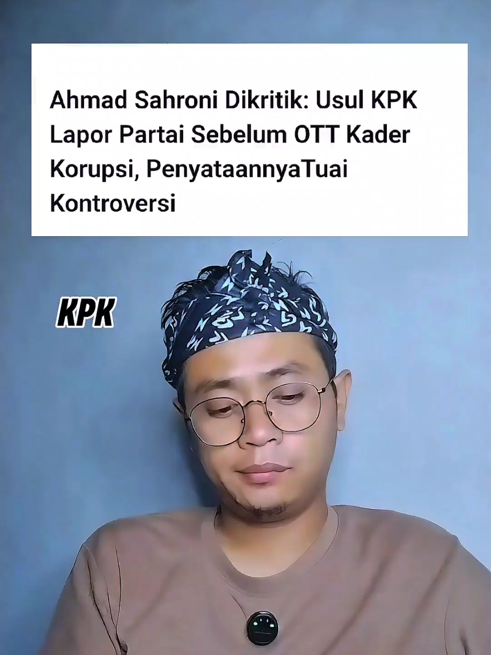 siap ndan kita laporan dulu #kpk #edukasi #kpk 