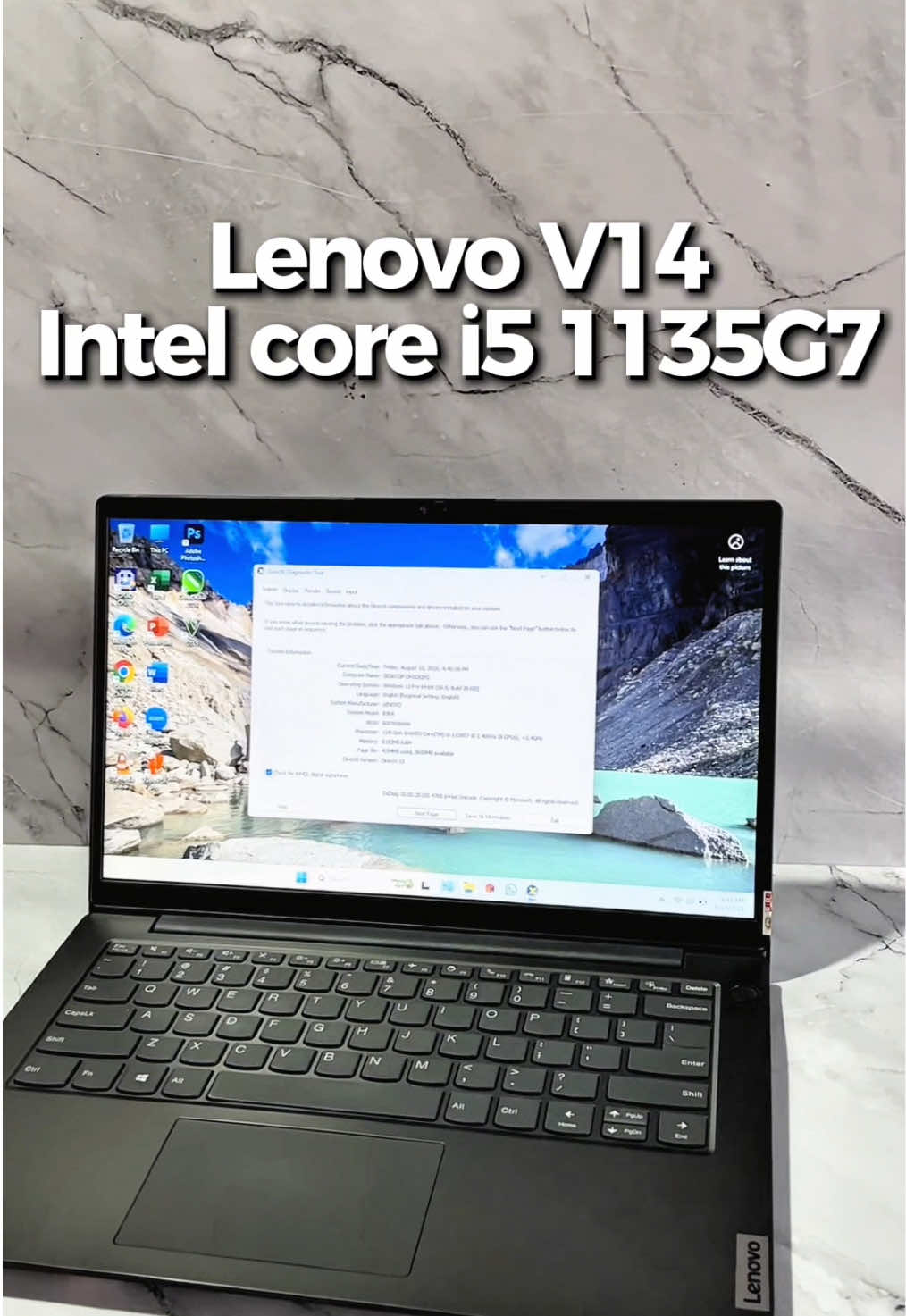 Lenovo V14 Bergaransi 2 Bulan & Jasa Servis 1 Tahun Spesifikasi: • Intel Core i5 1135G7 (Generasi 11) • VGA Nvidea MX350 • Ram 8 gb & ssd 512 gb • Layar 14