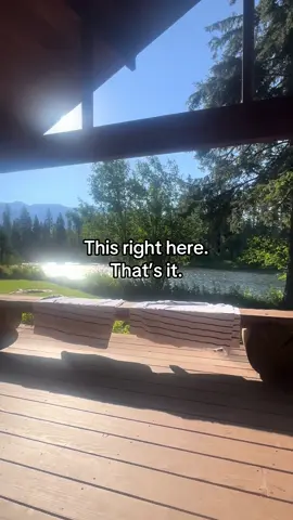 Little view, little snacks. 