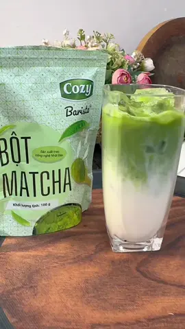 Bột matcha cozy này uống đậm vị uống ổn áp so với giá lắm nhé #matcha #bottraxanh #matchalattes #phache #bichngocxaykenh 
