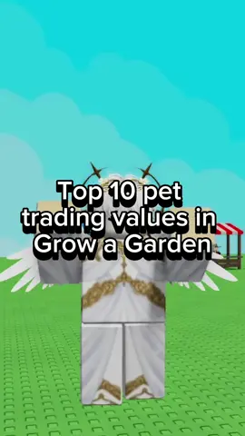 Top 10 TRADING VALUES in Grow a Garden! #growagarden #gag #roblox #fyp #gaming 
