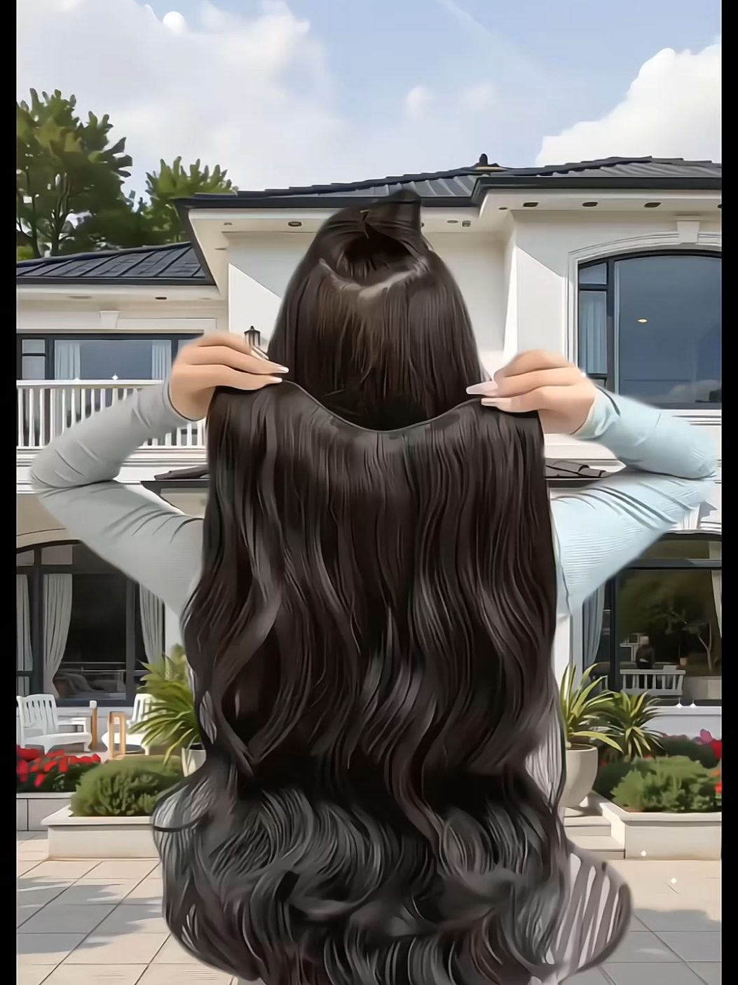 Hair Clip Curly #hairstyle #hairclipcurly #gajiansale 