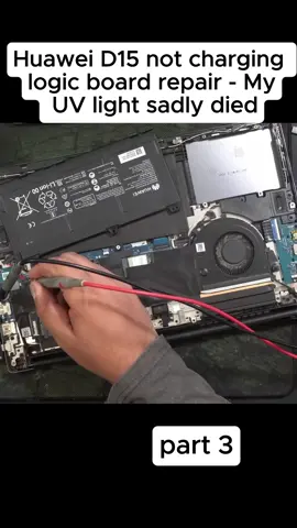 Huawei D15 not charging logic board repair - My UB light sadly died Part 3