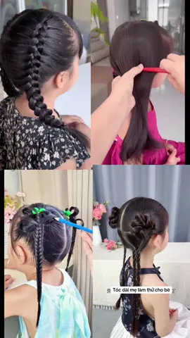 Tóc xinh cho bé mỗi ngày#trending #tiktok #tocdep #tócbedihoc #tócxinhmỗingày 