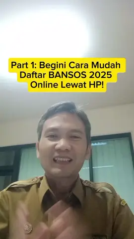 Part 1: Begini Cara Mudah Daftar BANSOS Lewat HP! #infobansos #bansos #kemensos #pkh #bpnt 