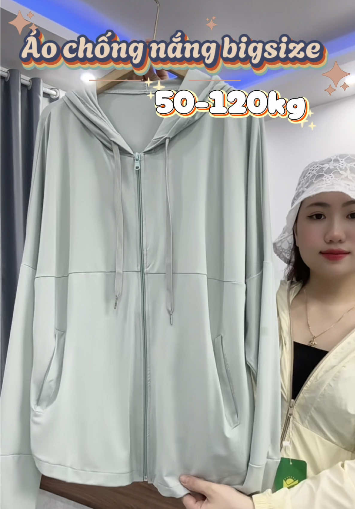 Áo chống nắng dành cho mấy bà bigsize nè #xuhuong #viral_video #aochongnang #bigsize 