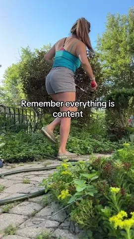 Remember everything is content. Start recording everything!!!  People don’t watch tv anymore, they watch TikTok. At least I don’t, unless it’s @The Bachelor nation related. 😉 You think someone might not watch you trim a bush. Someone will!  Post the content, Everything is content, gardening, Sunday yard cleanup, yard work, content creator l, content creation,  #everythingiscontent  #postthecontent  #yardwork #sundayyardwork  #yardcleanup 