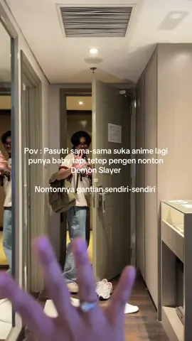 Ngikut demon slayer dari jaman masih pacaran, tunangan, nikah trus sekarang punya baby. Time flies so fast 🥹🤏🏻 gasabar nunggu part 2 😭 #demonslayer #infinitycastle #staycation #couple 