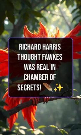 He really thought Fawkes was a real bird 🤯✨ The movie magic in Harry Potter is unreal! 🪄 What’s your favorite magical creature? 👇 #HarryPotter #MovieMagic #wbpartner #backtohogwarts #harrypotter 