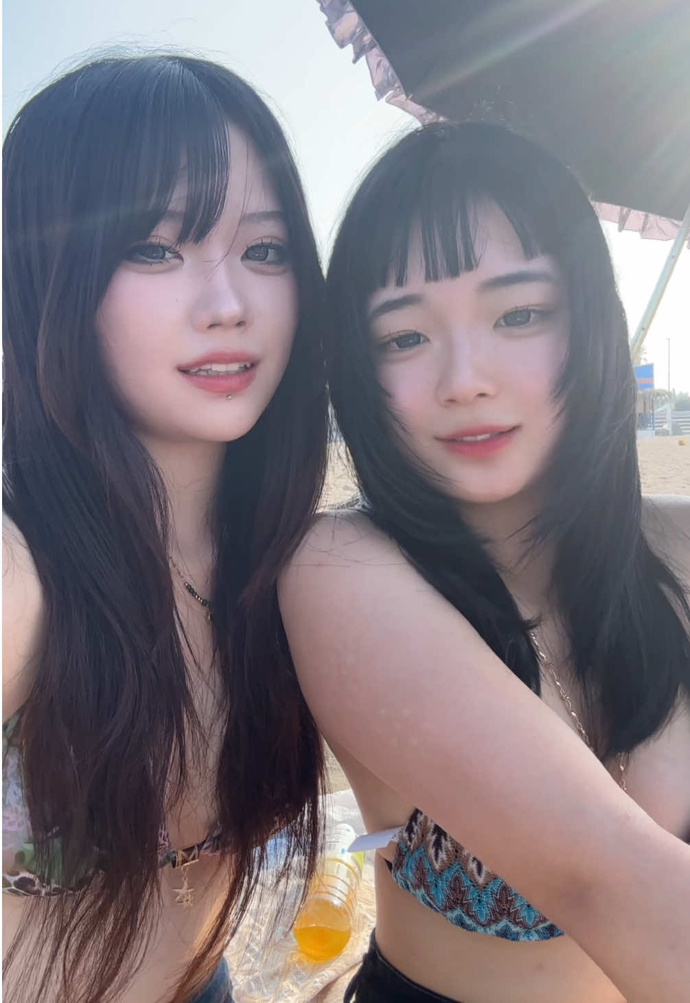 ちはと満喫した#fypシ #おすすめ #高校生 #foryou #海 