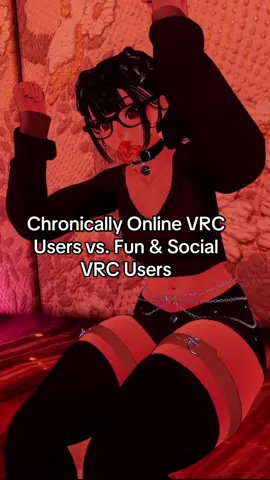 The difference between being chronically online in VRChat vs actually having fun & being social 👀✨ #VRChat #VRC #ChronicallyOnline #VRChatCommunity #fyp 