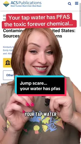 You should get a water filter 🫠🫠🫠🫠 #pfas #tapwater #waterpollution 