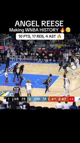 W her 20th of the season Angel Reese has now surpassed Tina Charles for the most double-doubles in a players first two seasons 🔥🫡 #sports #basketball #history #aura #chicagosky 