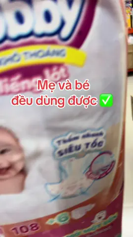 Miếng lót bobby cho bé sơ sinh , hoặc dùng cho phụ nữ đếm ngày rụng dâu #bobby #mebimsua #tã #beyeu #fyp 