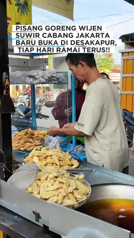 PISANG GORENG WIJEN SUWIR CABANG JAKARTA, BARU BUKA DI DESAKAPUR & SELALU RAMAI SETIAP HARI - PISANG GORENG KILOAN ATONG!!#Halal Halo guys nih buat kalian yang doyan pisang goreng atau pagi