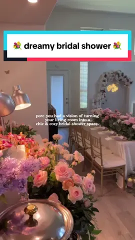 From everyday living room to the dreamiest chic & cozy bridal shower setup ✨ Forever grateful for everyone who made this transformation possible.  Vendors  🗒️ event decorator: @events_by_caulcrick  💐 flower bar: @rainbowbabyevents  🍱 food: @dinewithjuli  #bringingsexybaek #foreverbaek #bridetobride #bridalshowerideas #bridalshowerdecor 