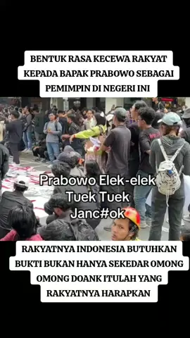 bentuk rasa kecewa RAKYATNYA kepada presiden pak prabowo #hanturimbapapua #demodpr #fypviral 